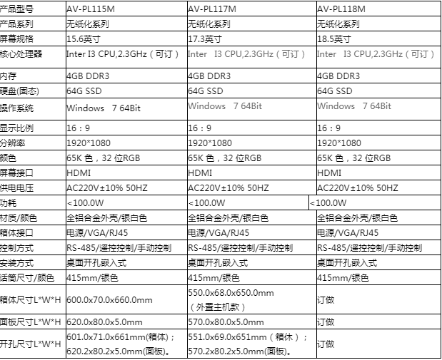 單屏帶話筒升降無紙化一體終端